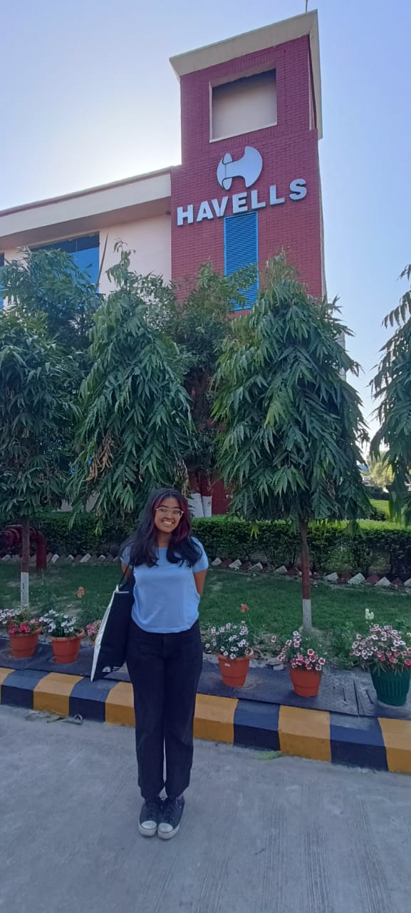 Rhea at the Havells office